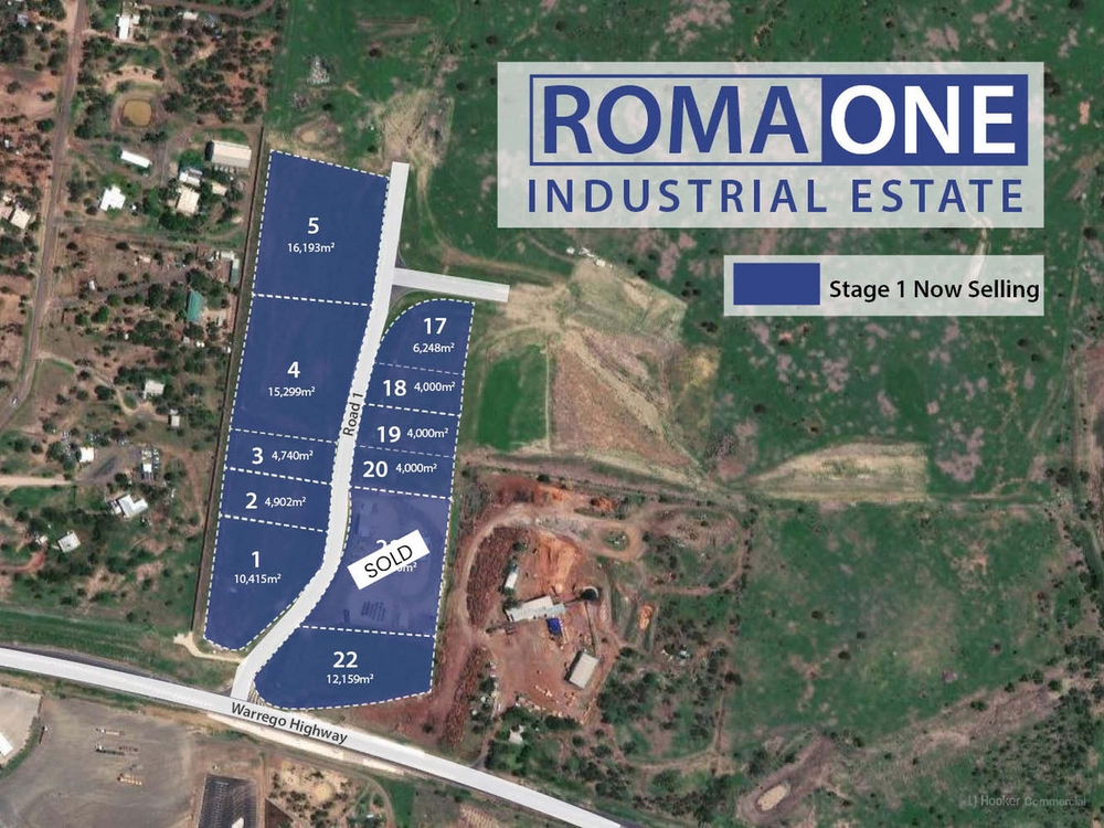 Lot 1-22 Roma One Industrial Estate Roma, QLD 4455